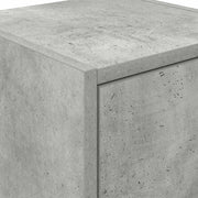 Garage Wall Cabinets 2 pcs Concrete Grey Engineered Wood