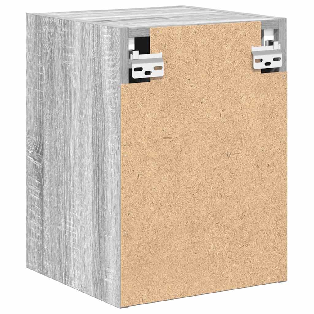 Garage Wall Cabinets 2 pcs Grey Sonoma Engineered Wood