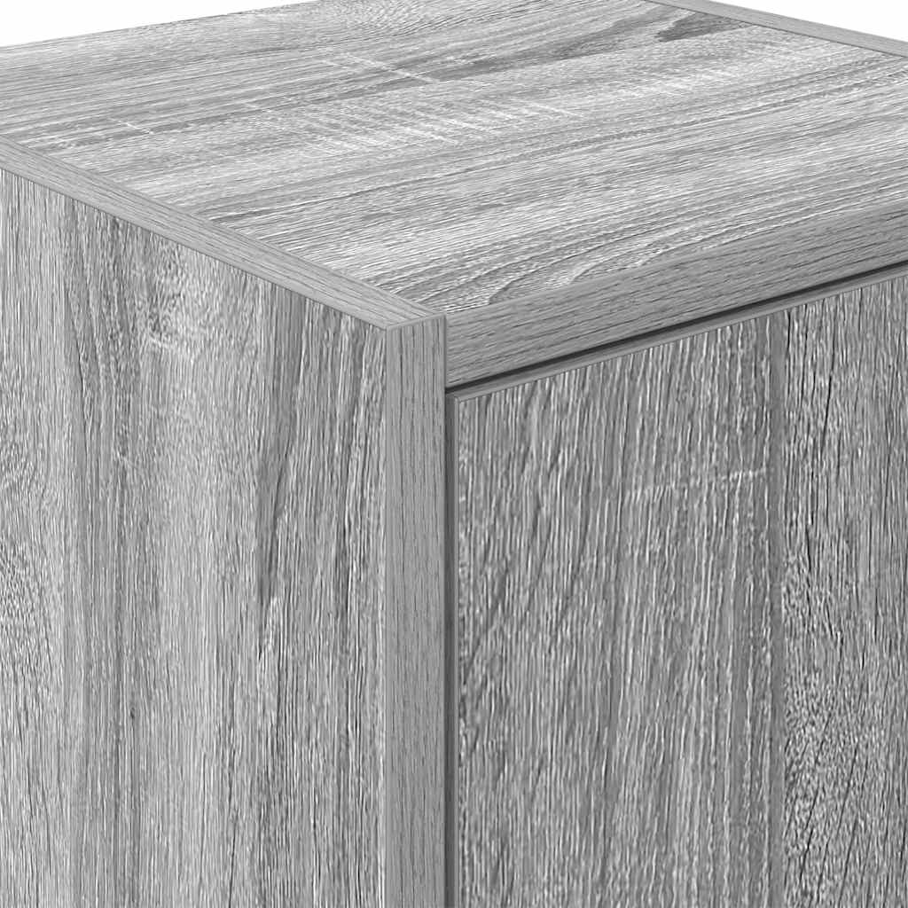 Garage Wall Cabinets 2 pcs Grey Sonoma Engineered Wood