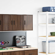 Garage Wall Cabinet Brown Oak Engineered Wood
