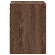 Garage Wall Cabinet Brown Oak Engineered Wood