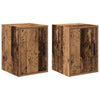 Garage Wall Cabinets 2 pcs Old Wood Engineered Wood