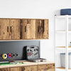 Garage Wall Cabinets 2 pcs Old Wood Engineered Wood
