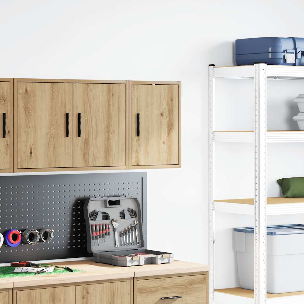 Garage Wall Cabinet Artisan Oak Engineered Wood