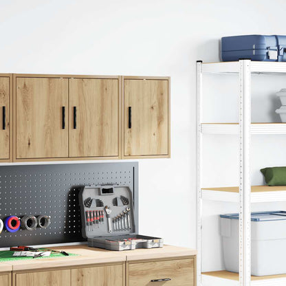 Garage Wall Cabinet Artisan Oak Engineered Wood