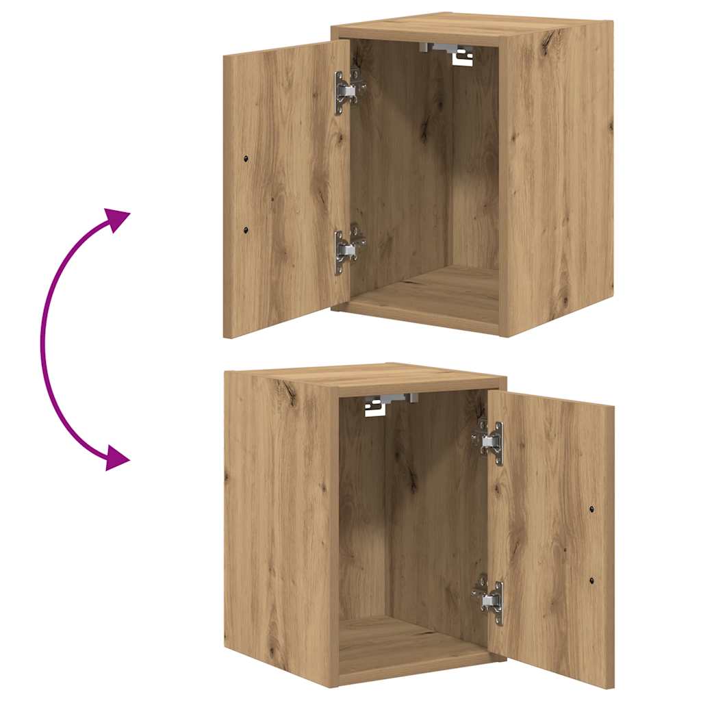 Garage Wall Cabinet Artisan Oak Engineered Wood