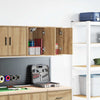 Garage Wall Cabinets 2 pcs Artisan Oak Engineered Wood
