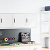 Garage Wall Cabinets 2 pcs White Engineered Wood
