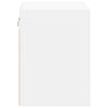Garage Wall Cabinets 2 pcs White Engineered Wood