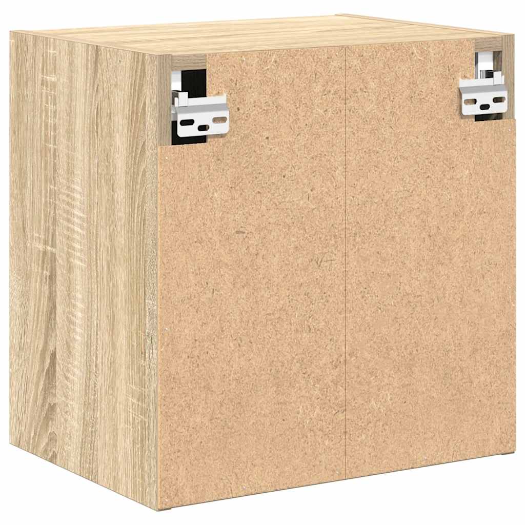 Garage Wall Cabinet Sonoma Oak Engineered Wood