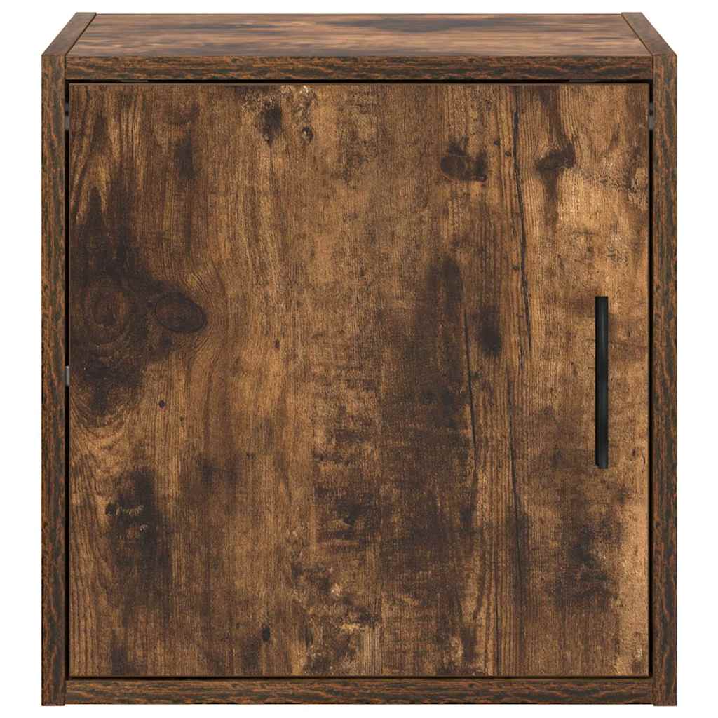 Garage Wall Cabinets 2 pcs Smoked Oak Engineered Wood