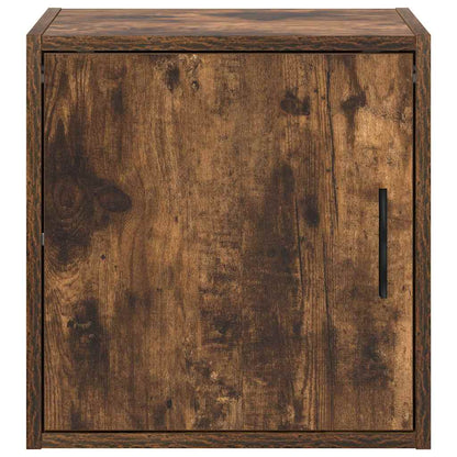 Garage Wall Cabinets 2 pcs Smoked Oak Engineered Wood