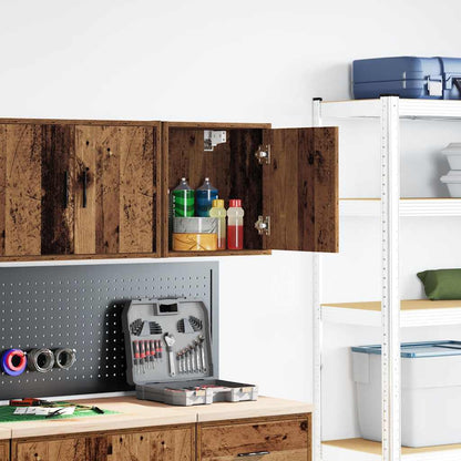 Garage Wall Cabinet Old Wood Engineered Wood