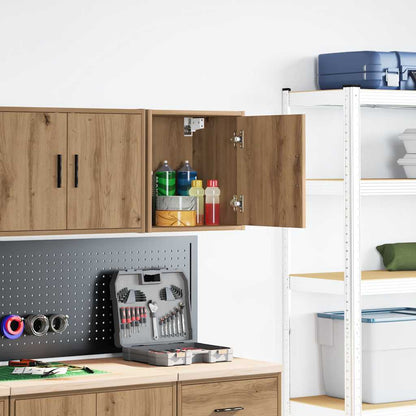 Garage Wall Cabinet Artisan Oak Engineered Wood