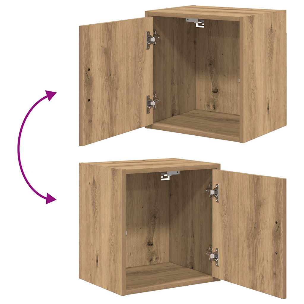 Garage Wall Cabinet Artisan Oak Engineered Wood