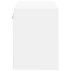 Garage Wall Cabinets 2 pcs White Engineered Wood