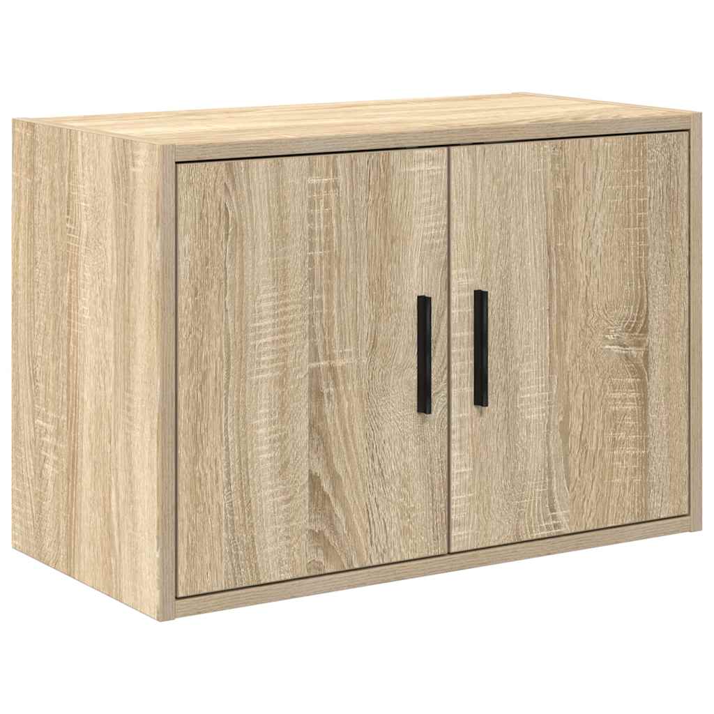 Garage Wall Cabinet Sonoma Oak Engineered Wood