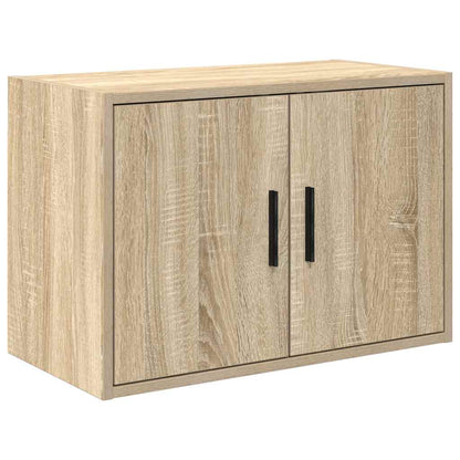 Garage Wall Cabinet Sonoma Oak Engineered Wood