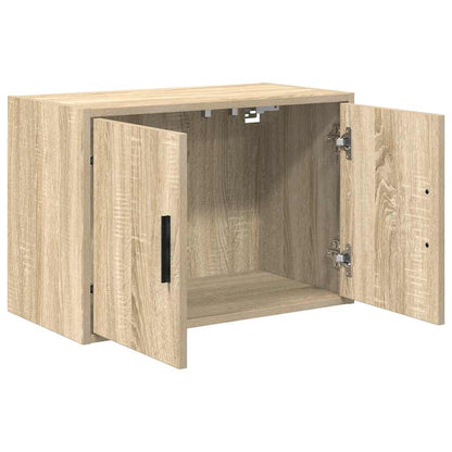 Garage Wall Cabinet Sonoma Oak Engineered Wood