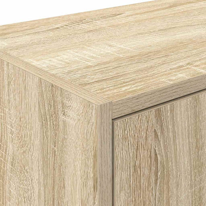 Garage Wall Cabinet Sonoma Oak Engineered Wood