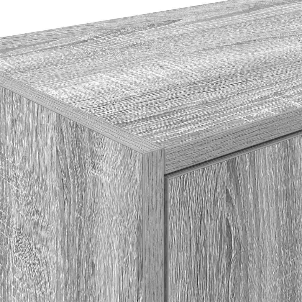 Garage Wall Cabinets 2 pcs Grey Sonoma Engineered Wood