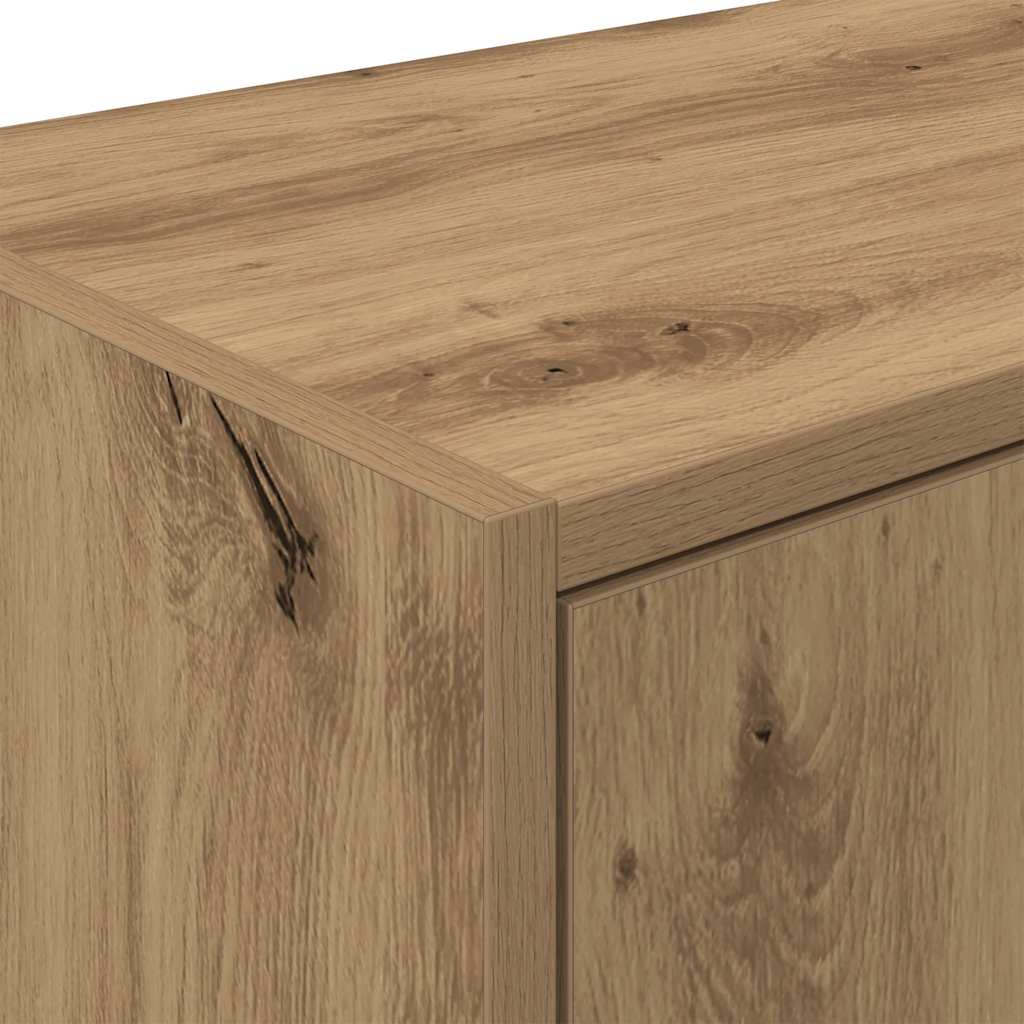 Garage Wall Cabinets 2 pcs Artisan Oak Engineered Wood