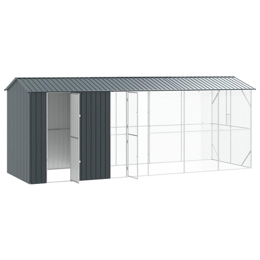 Bird Cage Anthracite 645 x 208 x 247 cm Galvanised Steel