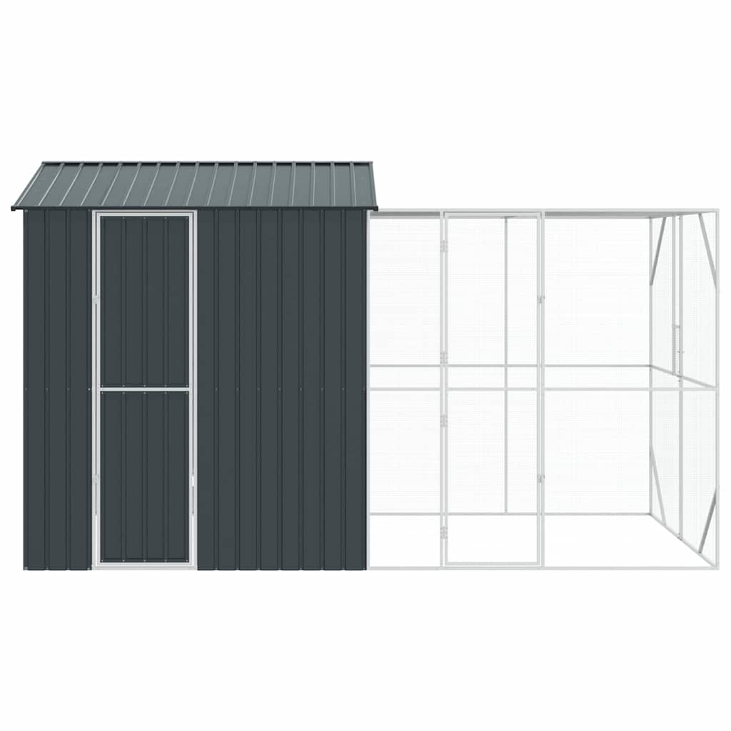 Bird Cage Anthracite 418 x 210 x 247 cm Galvanised Steel
