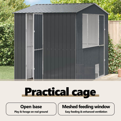 Bird Cage Anthracite 215 x 310 x 247 cm Galvanised Steel