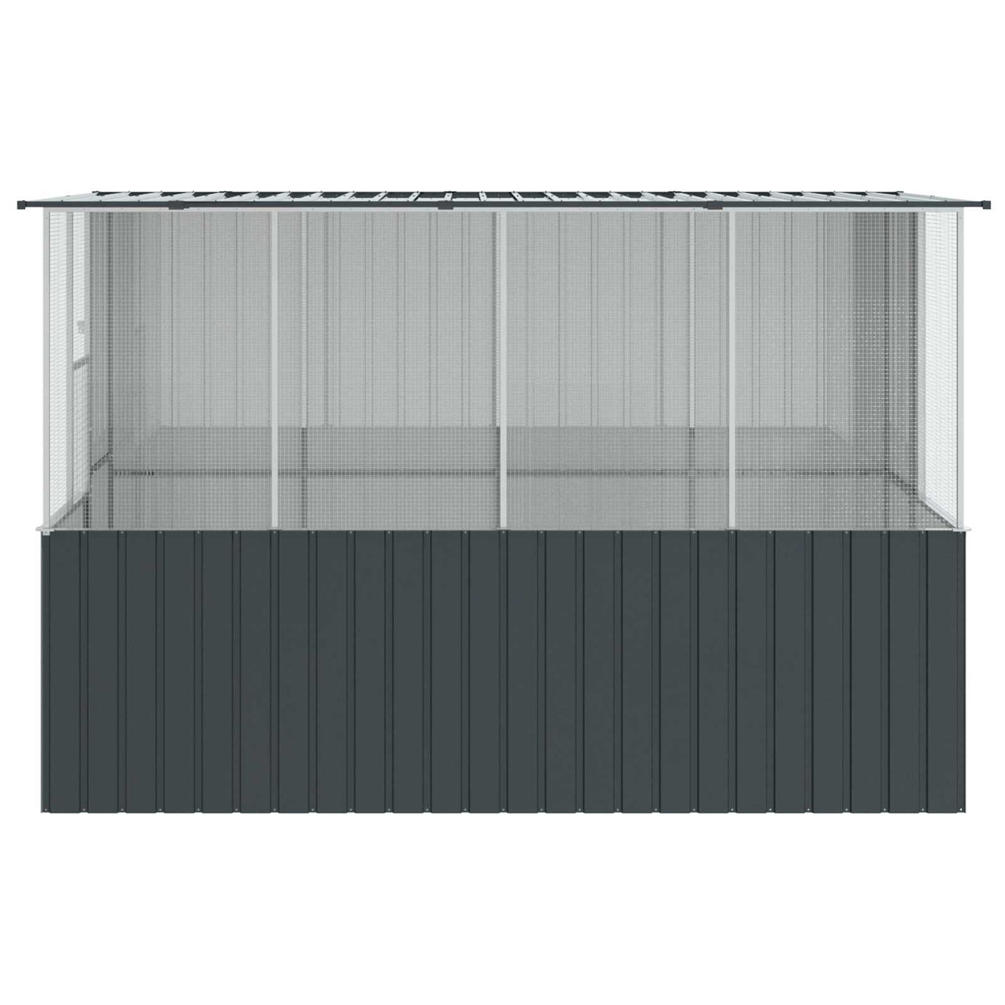 Bird Cage Anthracite 165 x 318 x 200 cm Galvanised Steel