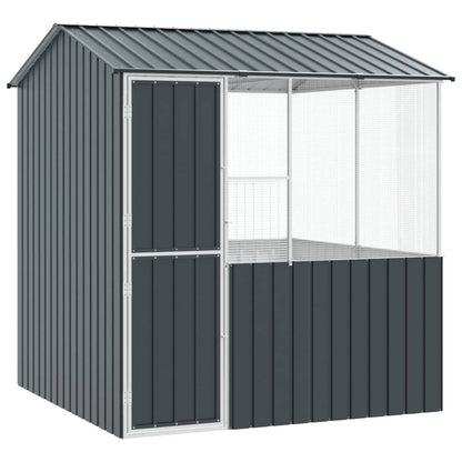 Bird Cage Anthracite 215 x 209 x 230 cm Galvanised Steel