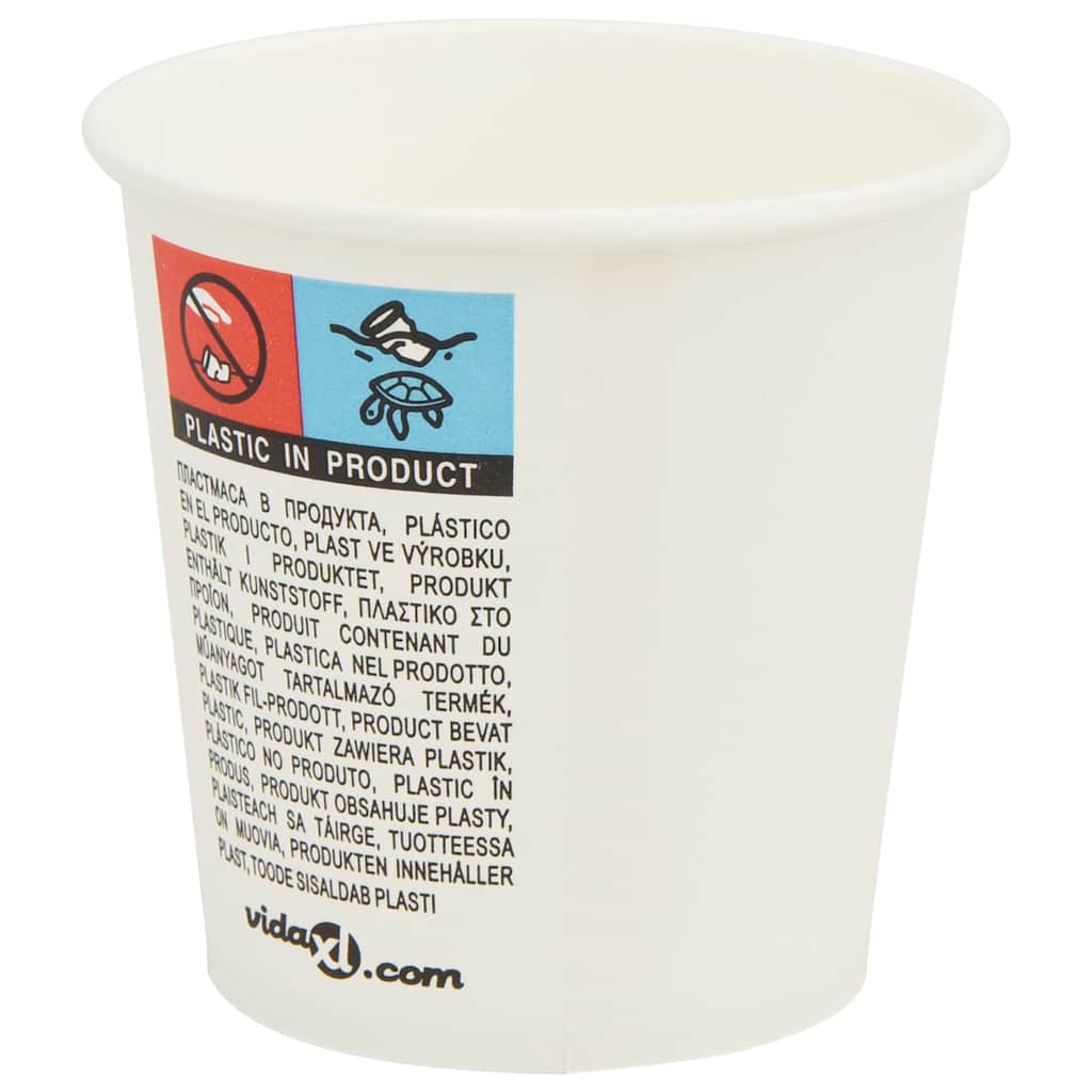 Paper Coffee Cups with Lids 1000 pcs 4oz 100ml