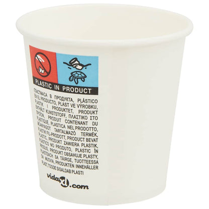 Paper Coffee Cups with Lids 1000 pcs 4oz 100ml