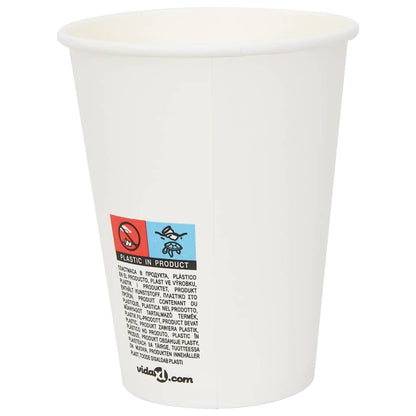 Paper Coffee Cups with Lids 1000 pcs 12oz 300ml