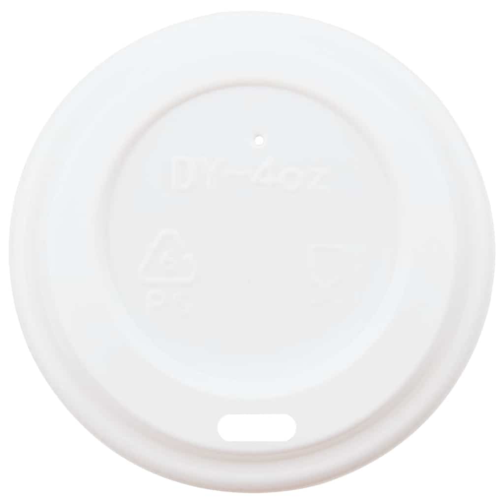 Paper Coffee Cups with Lids 1000 pcs 4oz 100ml