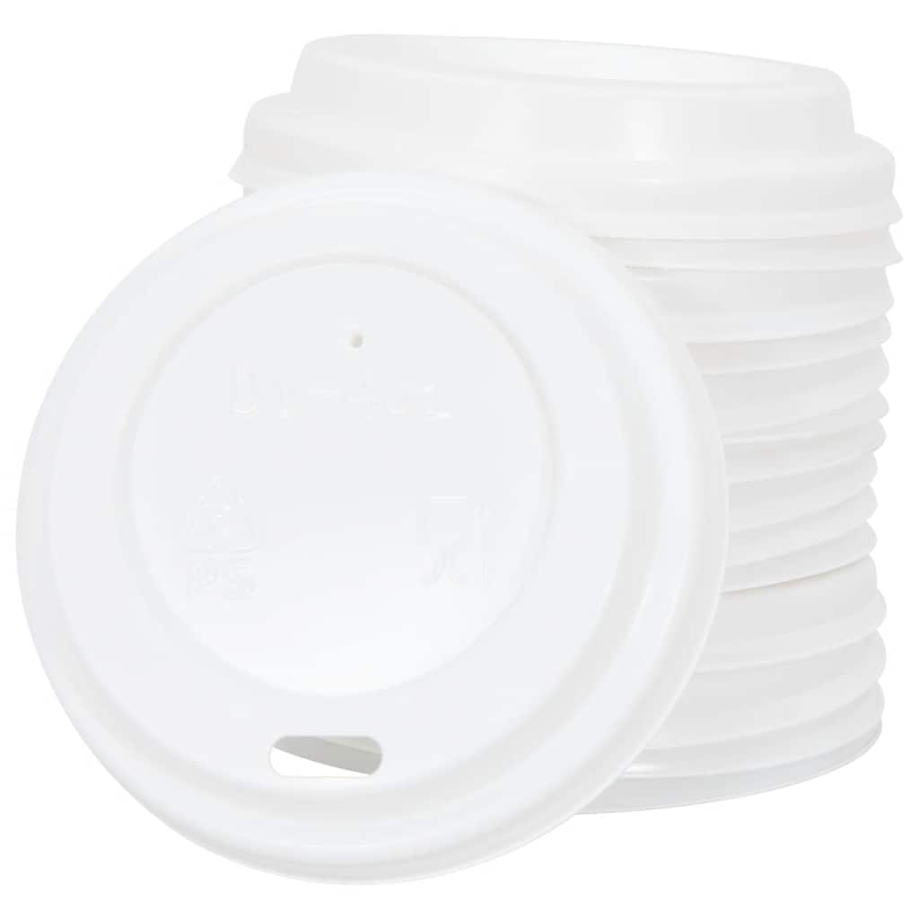 Paper Coffee Cups with Lids 1000 pcs 4oz 100ml