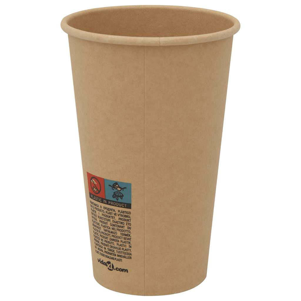 Paper Coffee Cups with Lids 1000 pcs 16oz 400ml