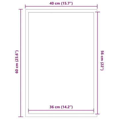 Doormat Brown 40x60 cm