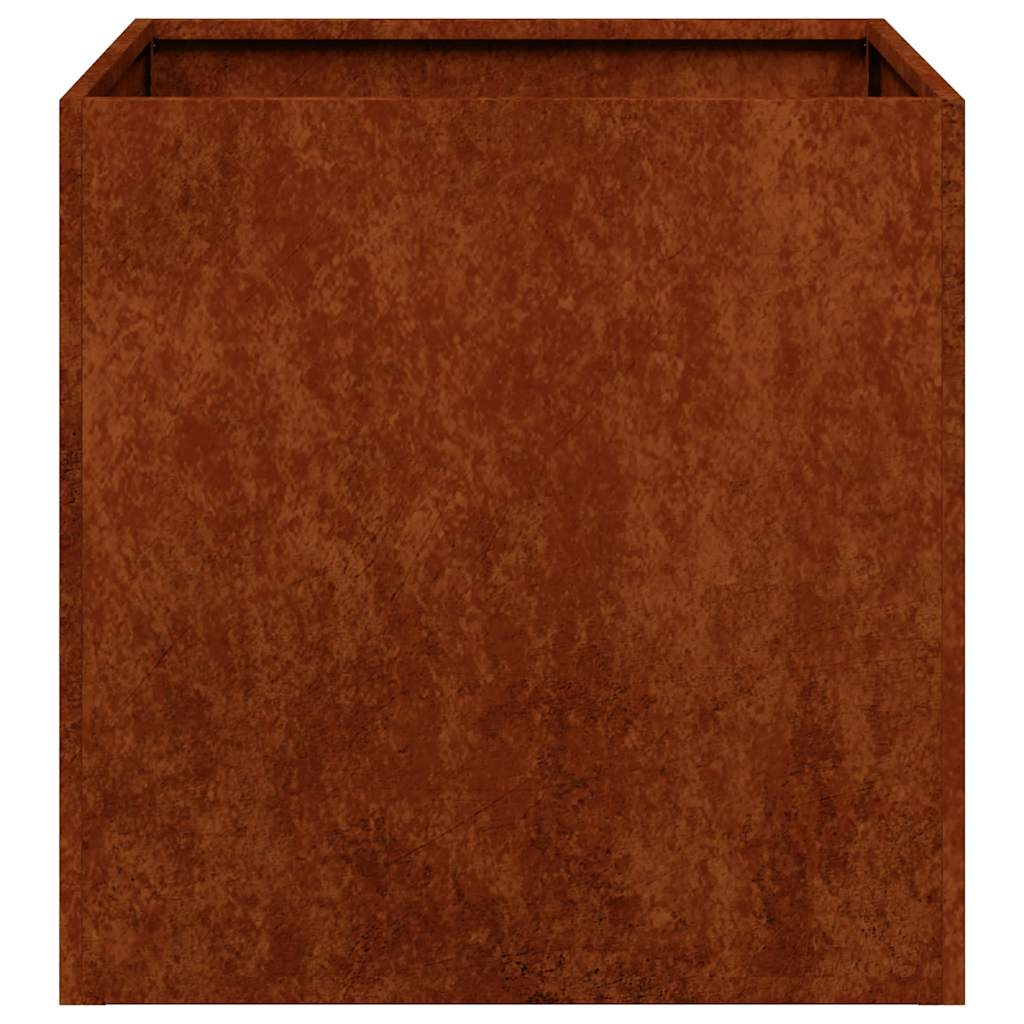 Planter Rusty 40x40x40 cm Weathering Steel