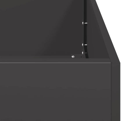 Planter Black Cold-rolled Steel Large Outdoor Planter Planters