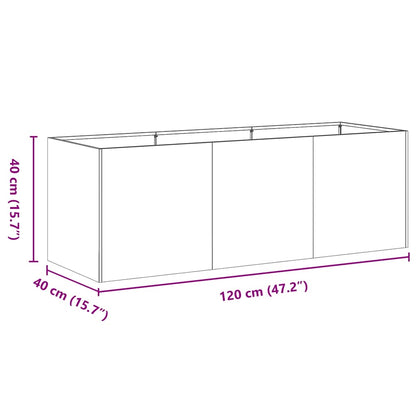 Planter Black Cold-rolled Steel Large Outdoor Planter Planters