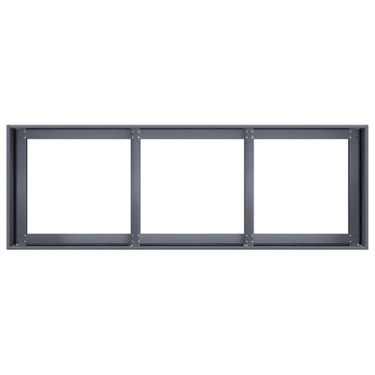 Planter Anthracite 120x40x40 cm Cold-rolled Steel