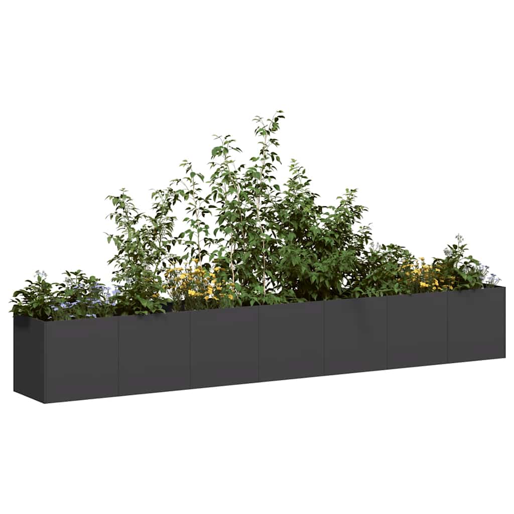 Planter Black Cold-rolled Steel Large Planters Planter
