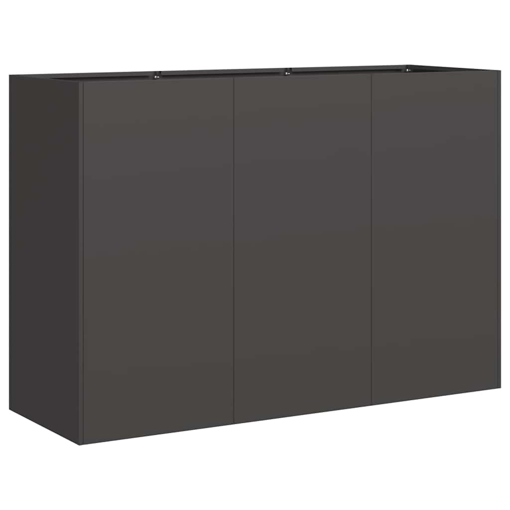 Planter Black Cold-Rolled Steel Large Planters Planter