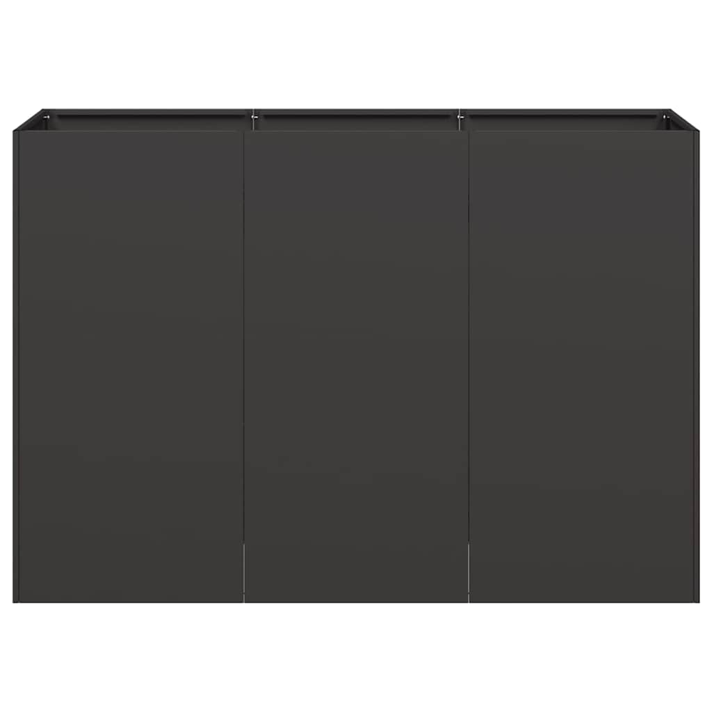 Planter Black Cold-Rolled Steel Large Planters Planter