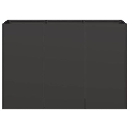 Planter Black Cold-Rolled Steel Large Planters Planter