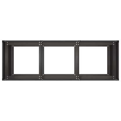 Planter Black Cold-Rolled Steel Large Planters Planter