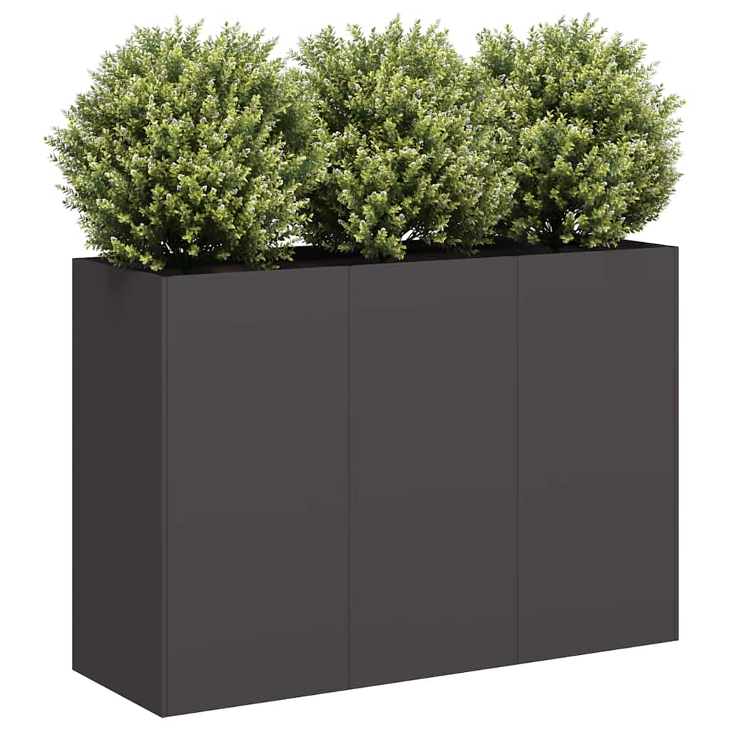 Planter Black Cold-Rolled Steel Large Planters Planter