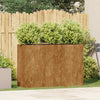Planter Rusty 47.2"x15.7"x31.5" Weathering Steel