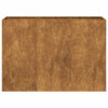 Planter Rusty 47.2"x15.7"x31.5" Weathering Steel
